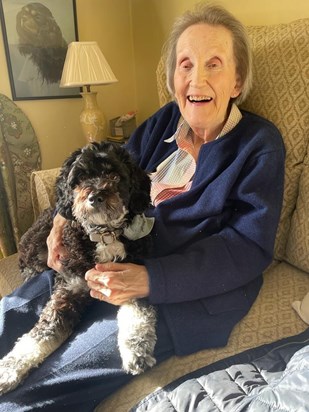 Mum with beloved Lenny