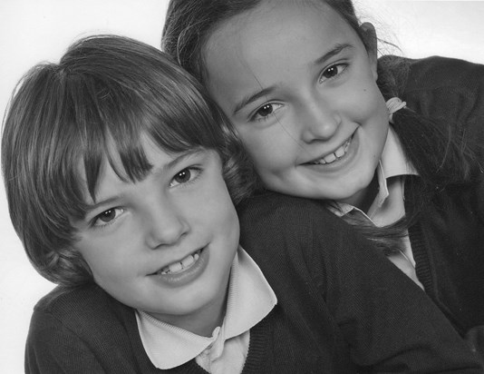 Max and Lottie picture sent to Granny May
