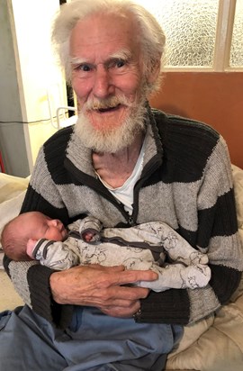 Alan and grandson, Benjamin, 2019