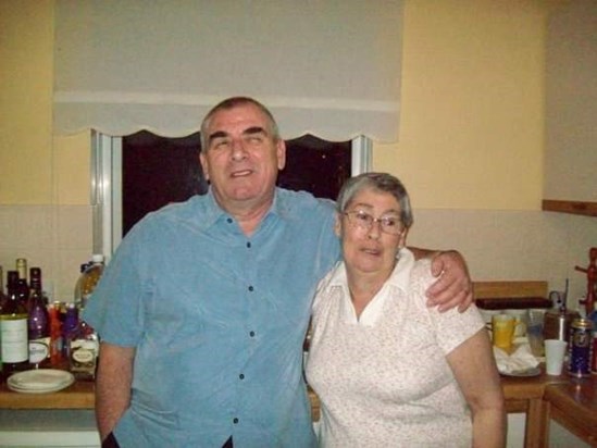Mum with her brother Ray 