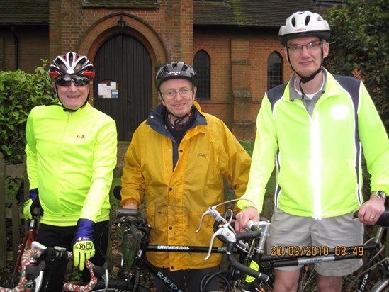 Colin, Chris & Hugh - sponsored riders