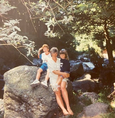 Maureen, Thomas and Jessica in Devon