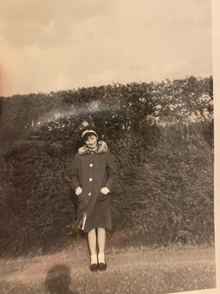 Maureen as a young girl