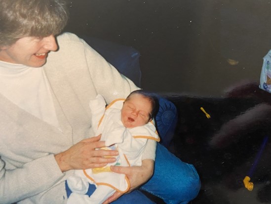 Maureen and her grandson Ethan