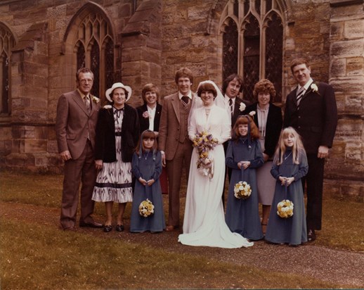 Mum wedding 1980