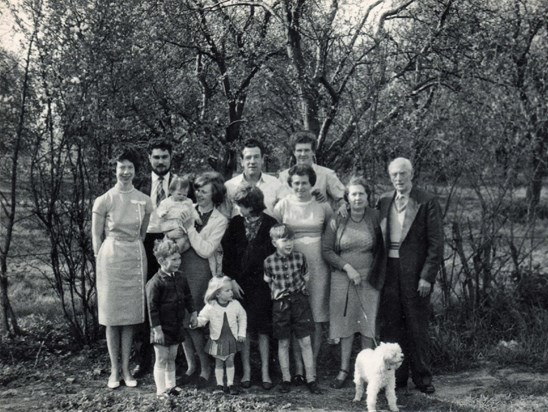 Chartham Hatch With Bubs Maurice, Yvonne, Colin, Christopher, June,Sonia & Diane