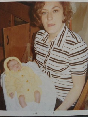 Carroll brings home Teresa, April 1972