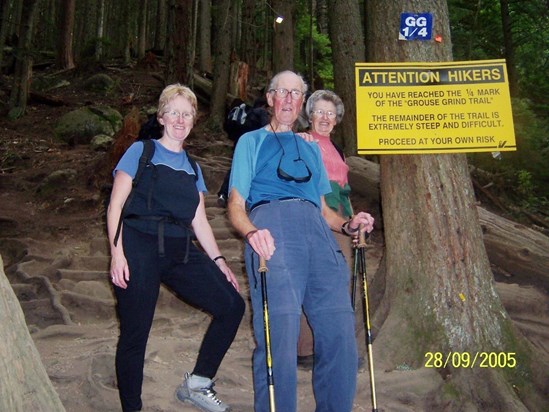 2004 - Grouse Mountain Climb by Jack & Joan