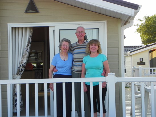 2007 - Joan, Jack and Sue at Mudeford Key
