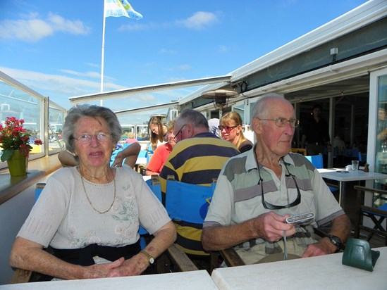 2012 Jack & Joan at the Beach Hut, Mudeford
