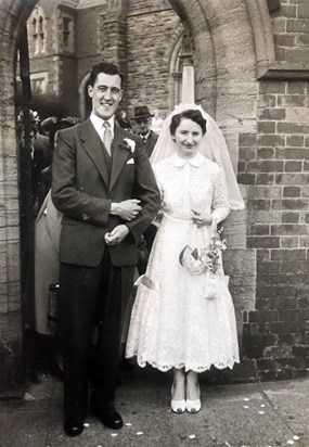 1956  Mum and Dad Wedding Day