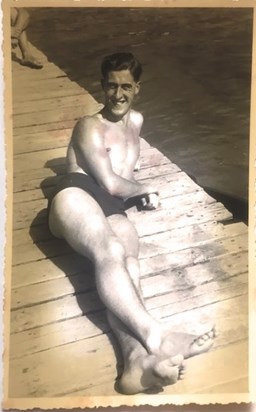 1948 - Jack Sunbathing