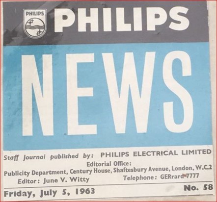 1963 - Phillips News - Wimbledon 5th July
