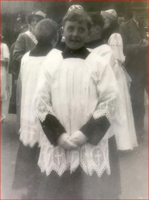 1935 - Jack as an Altar Boy