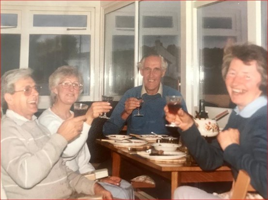 1990 - Jack & Joan with Mary & Tony Stotesbury