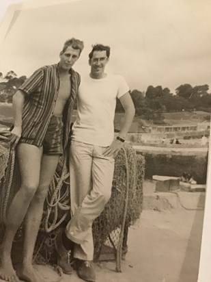 Favourite holiday spot - The Cobb, Lyme Regis mid 1960s.