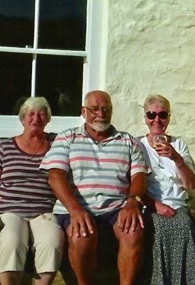 On holiday, Jill, John and Lucy (pic supplied by Lucy)