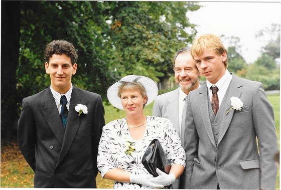 Paul,Debby,Richard and James 27 Aug 1988