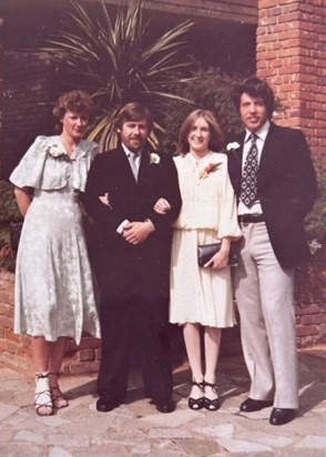 Wedding to Julie, May 1979