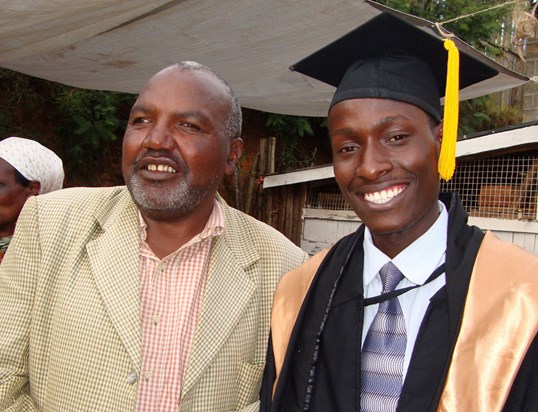 Mwalimu WITH his Former Student Wachira morris