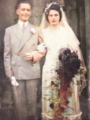 Connie and Ray’s Wedding Day...28 June 1947