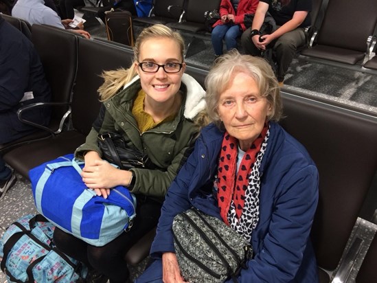 Nan & Granddaughter Molly ready for Ireland