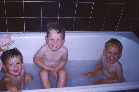 Paul, Gary & Greg bathing