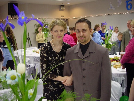Lev & Lora at Ruth & Eugene's Wedding 3/1/2003