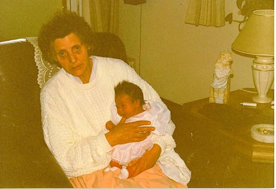 Mum with Karen 1994