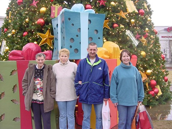 Mum, Marion, Rob and Gabi 2002