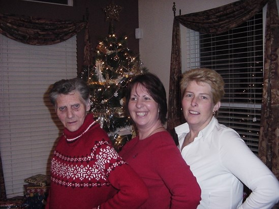Mum, Gabi and Marion Christmas 2002