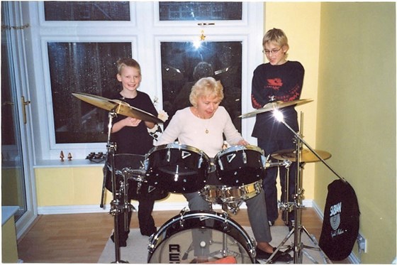 Mum on Drums 2003