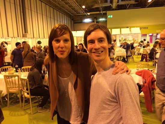 Leafy with his hero Francis (Winner of Great British Bake Off 2013)