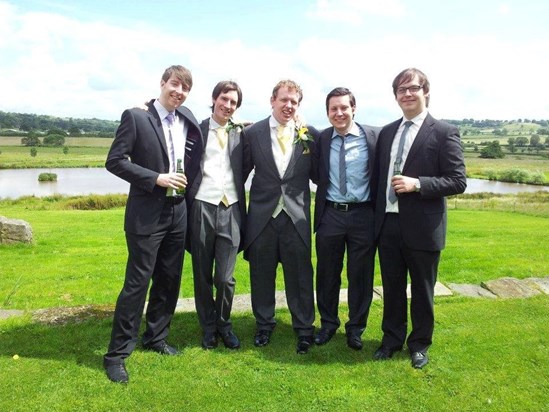 Leafy as Best Man at Kenny and Nicki's Wedding