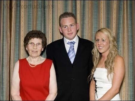 Nanny tess and two of her many grandchildren 