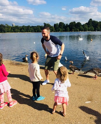 Fun with the girls in Hyde Park. Summer 2017