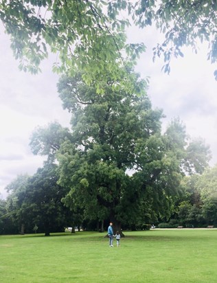 With Erin in Victoria Park. Summer 2017