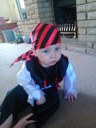 The cute little pirate
