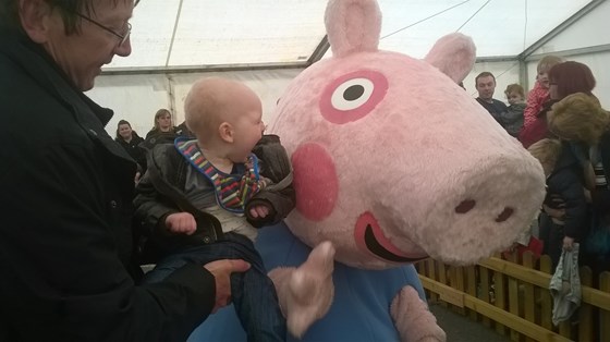 WOW..Peppa Pig..We all had such a fun day