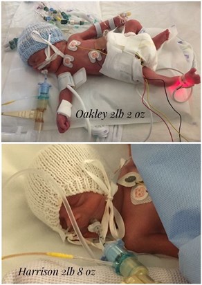 Oakley and Harrison mum both boys doing very well, love and miss you so much ????? xxxxxxx