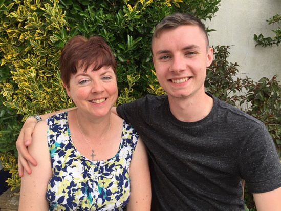 Mum and I in Mudeford 2018