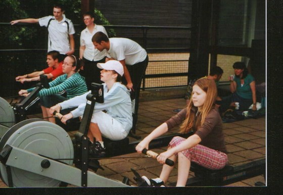 Charity Rowing Event at the Pembroke College Boat House in 2007.