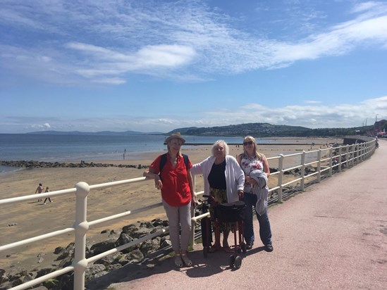 Linda, Joan and Liz on hols