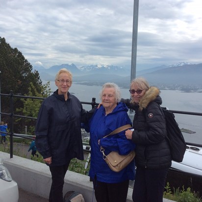 Sue, Joan and Linda on holiday