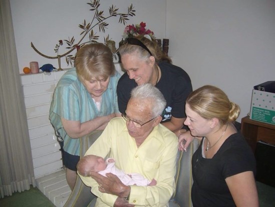 Great-great grandpa John - Five Generations!