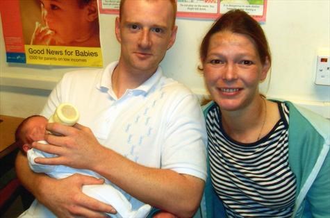Rachel and Michael with baby Chelsea June 2007