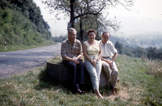 Granddad Fred, left, circa 1963