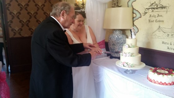 Roy and Cathy wedding 14th July 2016 ?xx