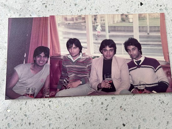 Shared a lifetime of memories & laughter from Sam, Bharat & Dinesh