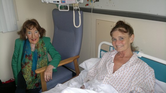 "Sheila, how are you?" -Her compassion - a trip up North to Hospital April 2014 - Uplifted Shee 